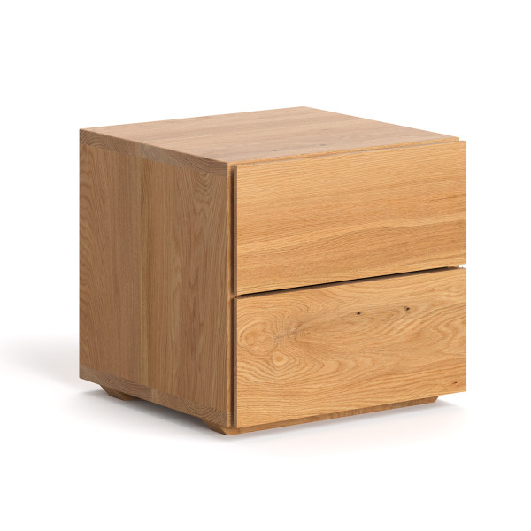 Dębowy stolik nocny Cube