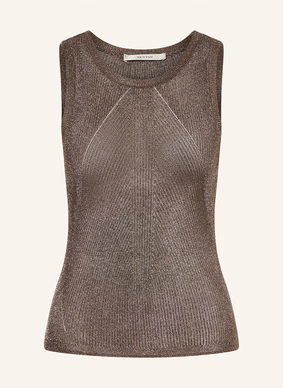 GESTUZ Stricktop GZSILVI mit Glitzergarn