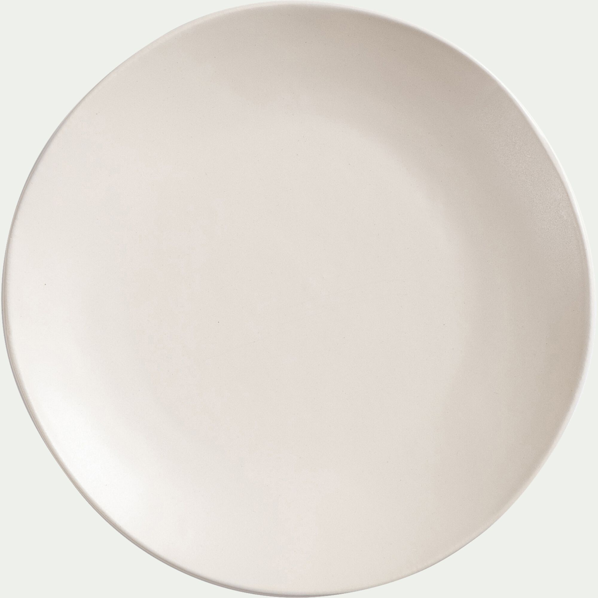 SOUSSE - Assiette à dessert en grès D21cm - blanc ventoux