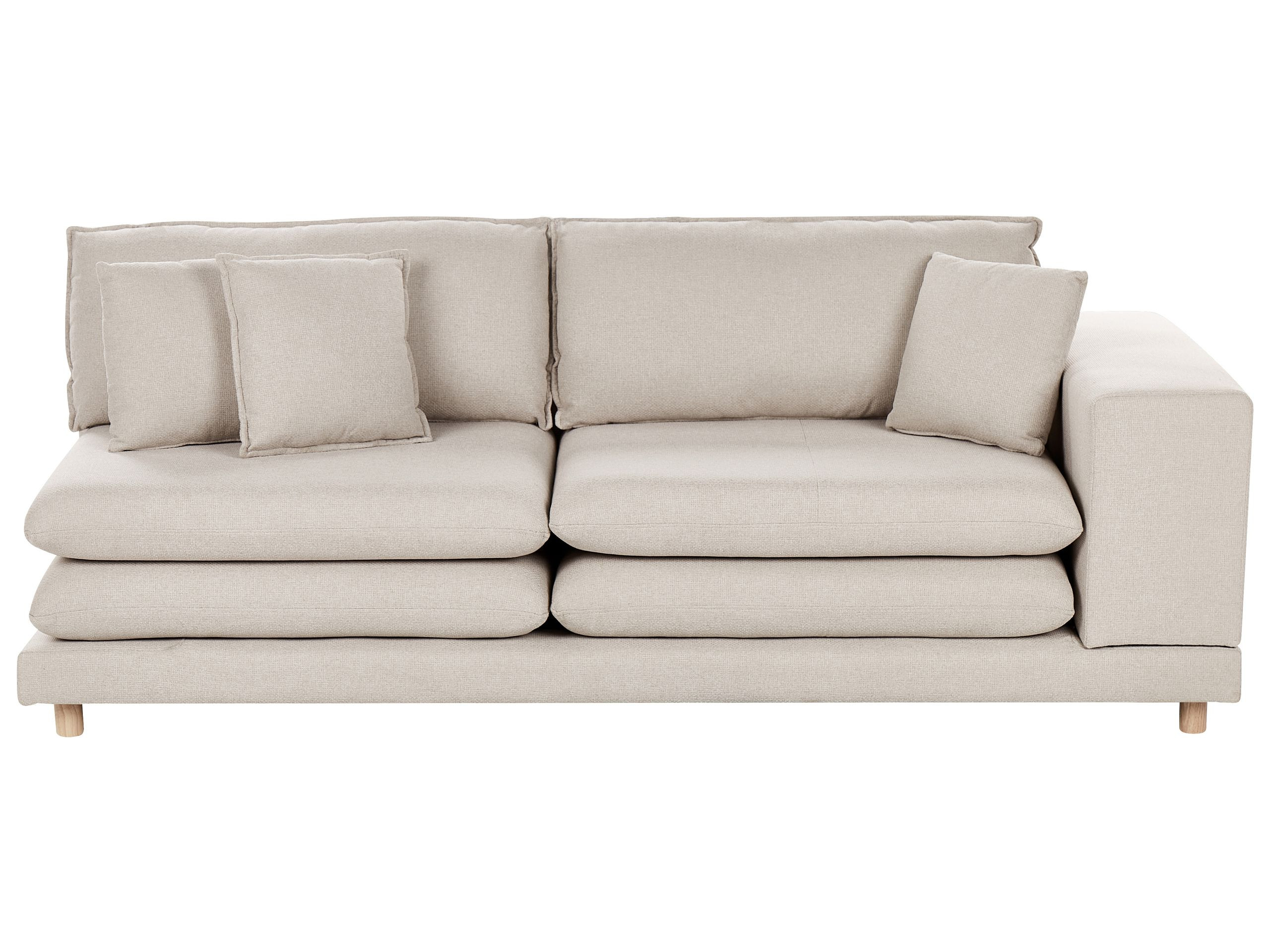 Sofatapicerowana 2-osobowa beżowa