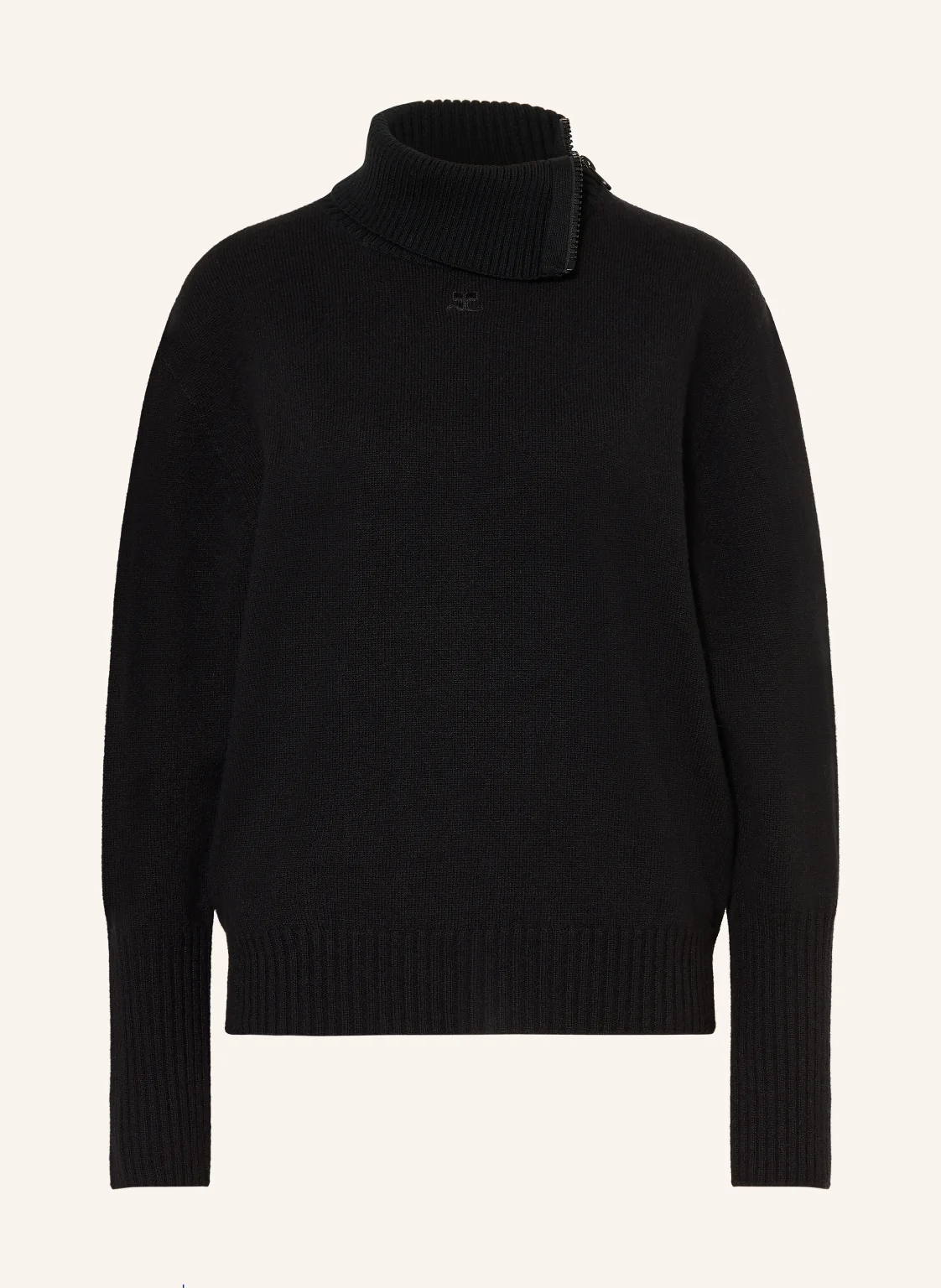 Courrèges Rollkragenpullover aus Merinowolle