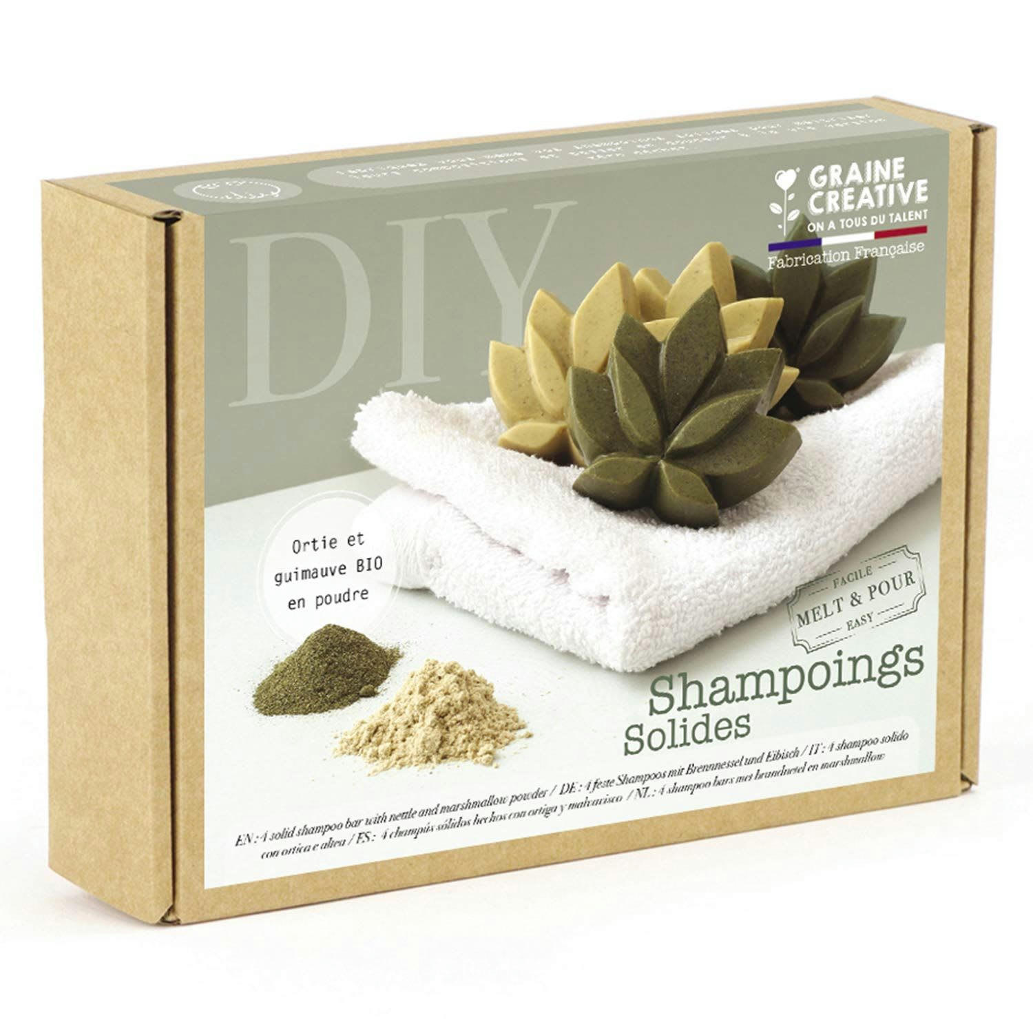 - Coffret DIY faire ses shampoings solides