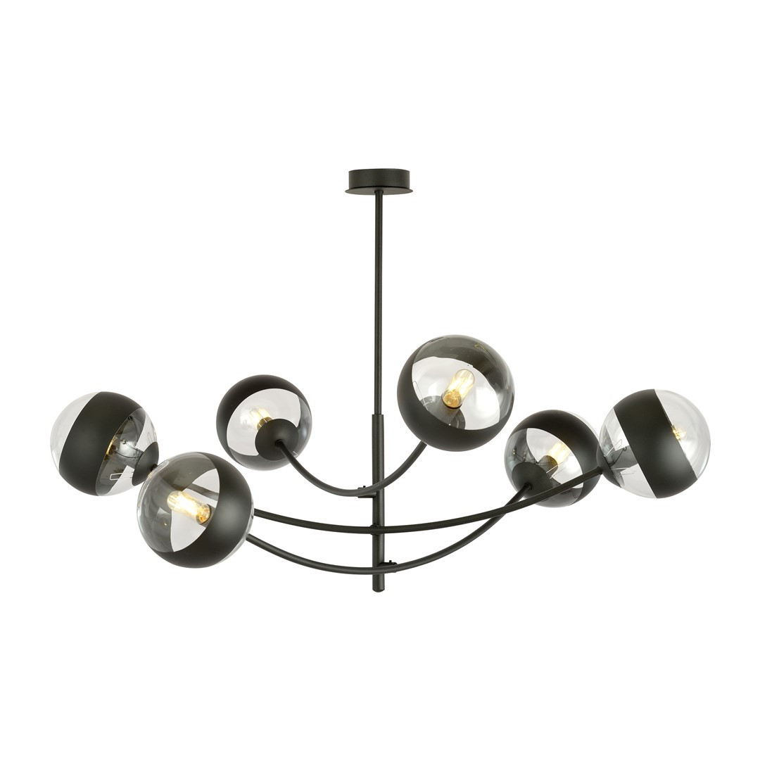Lampa Sufitowa Hunter 6 Black/Stripe
