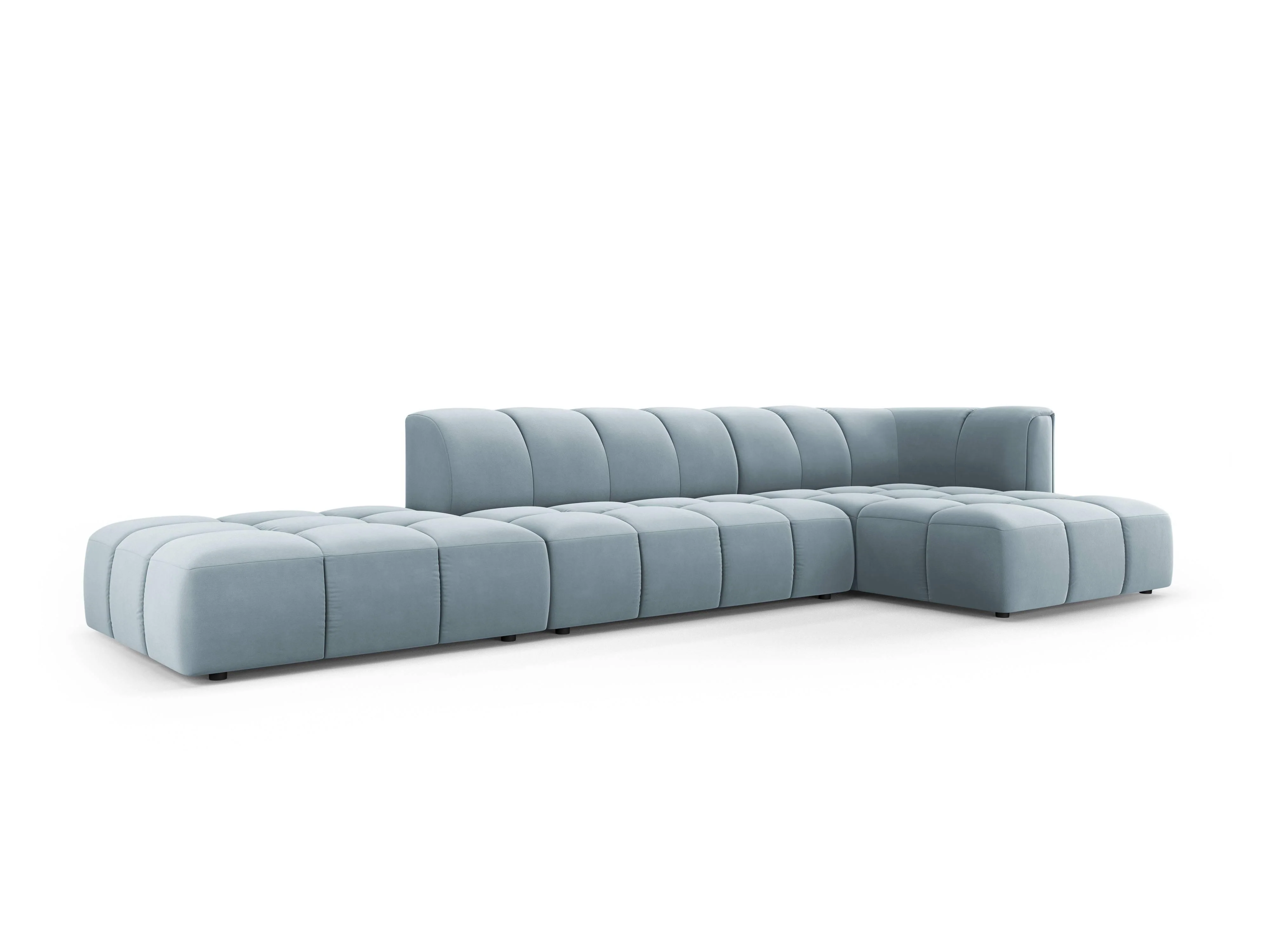 Hoekbank Francesca velvet rechts 5-zits