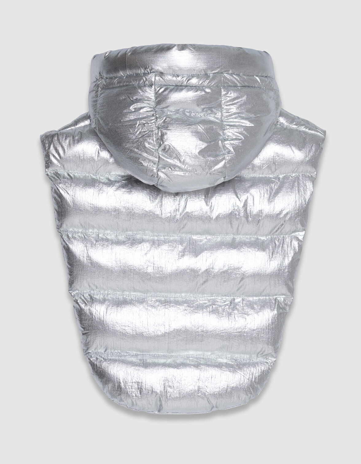 Capuche doudoune noire nylon matelassé Femme