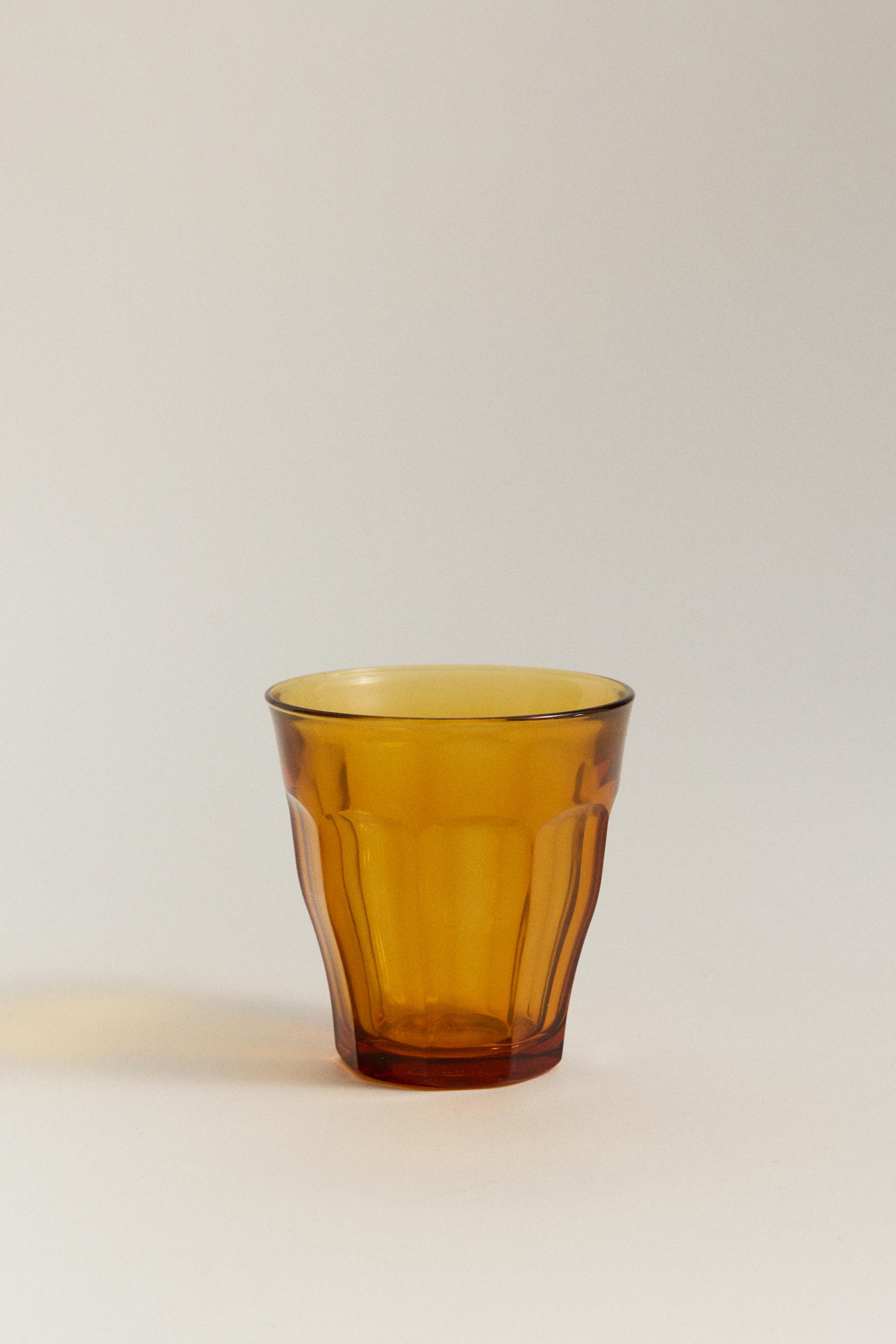 Pack 6 vasos Duralex® vidrio color ámbar 250 ml
