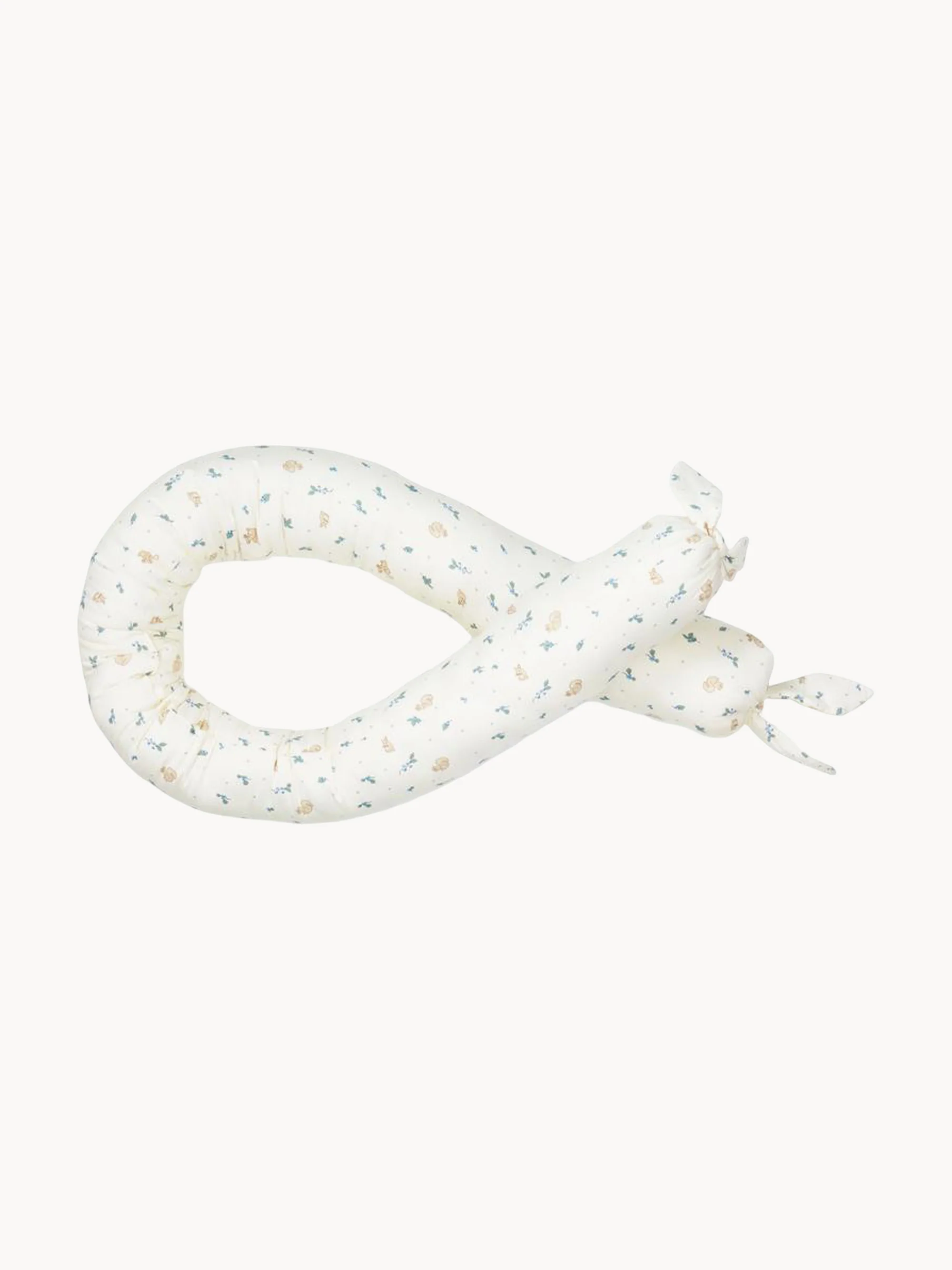 Baby-Bettumrandung Snake Blueberries aus Bio-Baumwolle