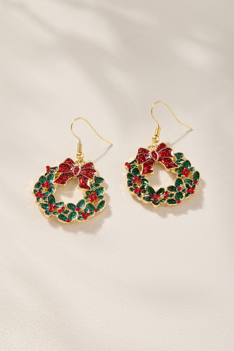 Sparkle Wreath Drop Earrings