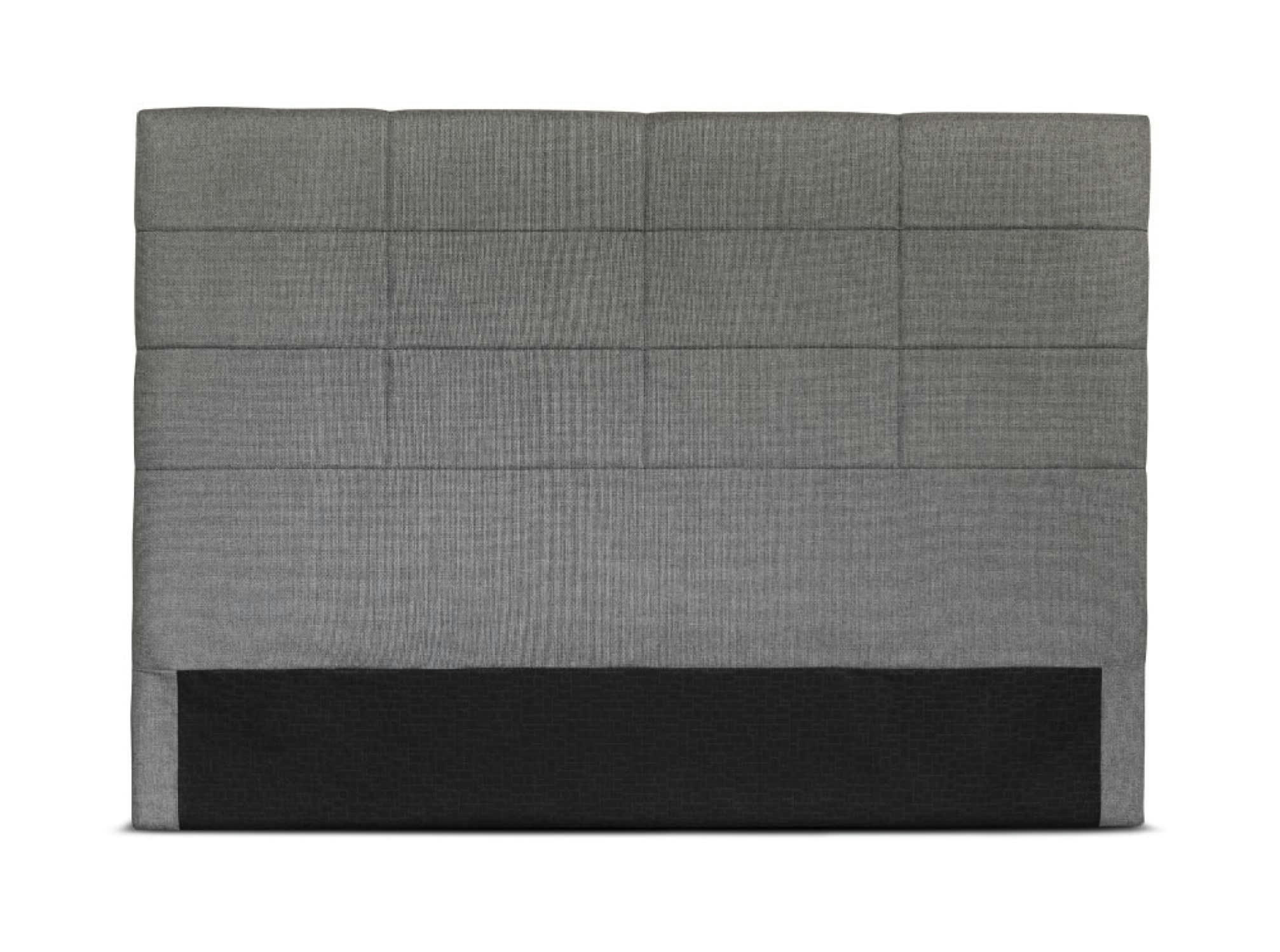 WILLY - Tête de lit en tissu - Gris, Largeur - 140 cm