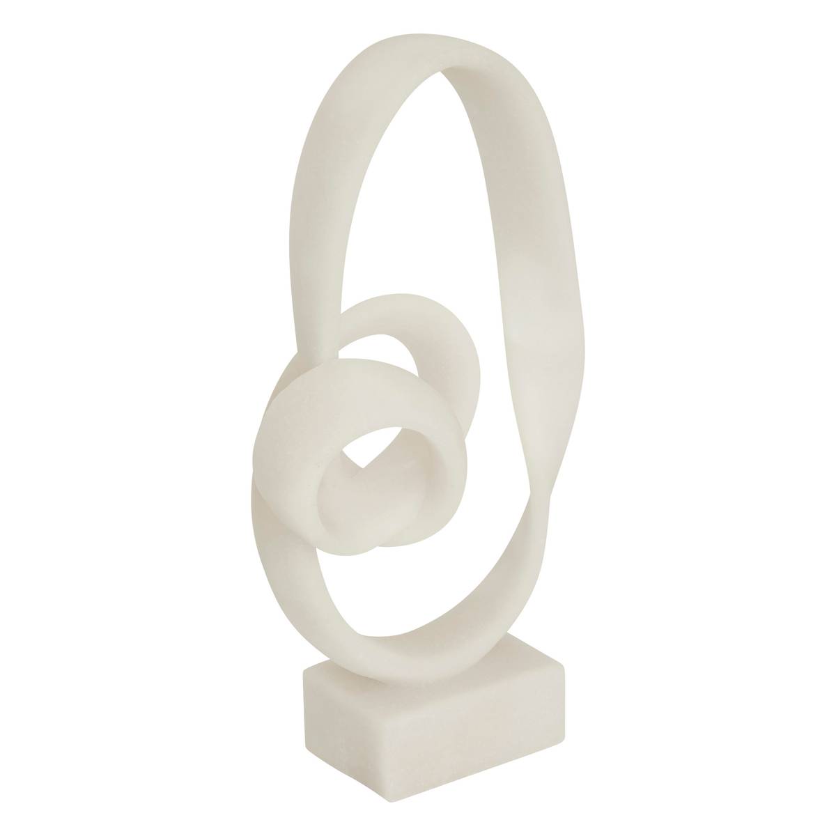 Decor to place "Louan" White, 25.5x13 cm