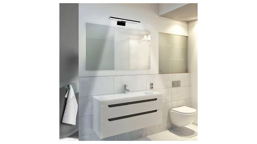 Kinkiet łazienkowy Shine LED metalowy czarny