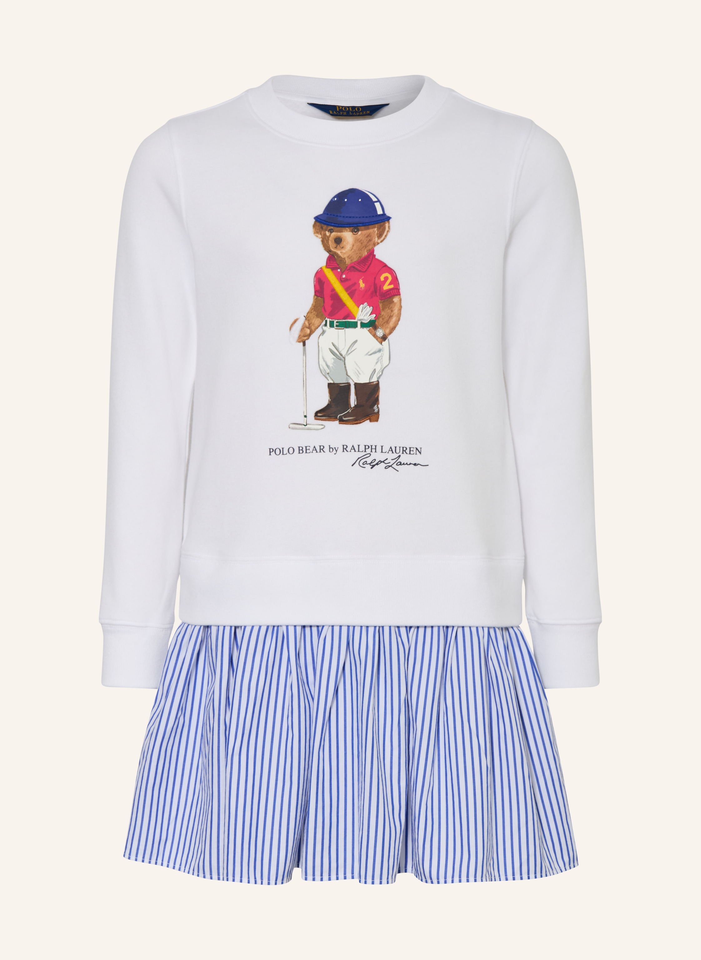 POLO RALPH LAUREN Kleid im Materialmix