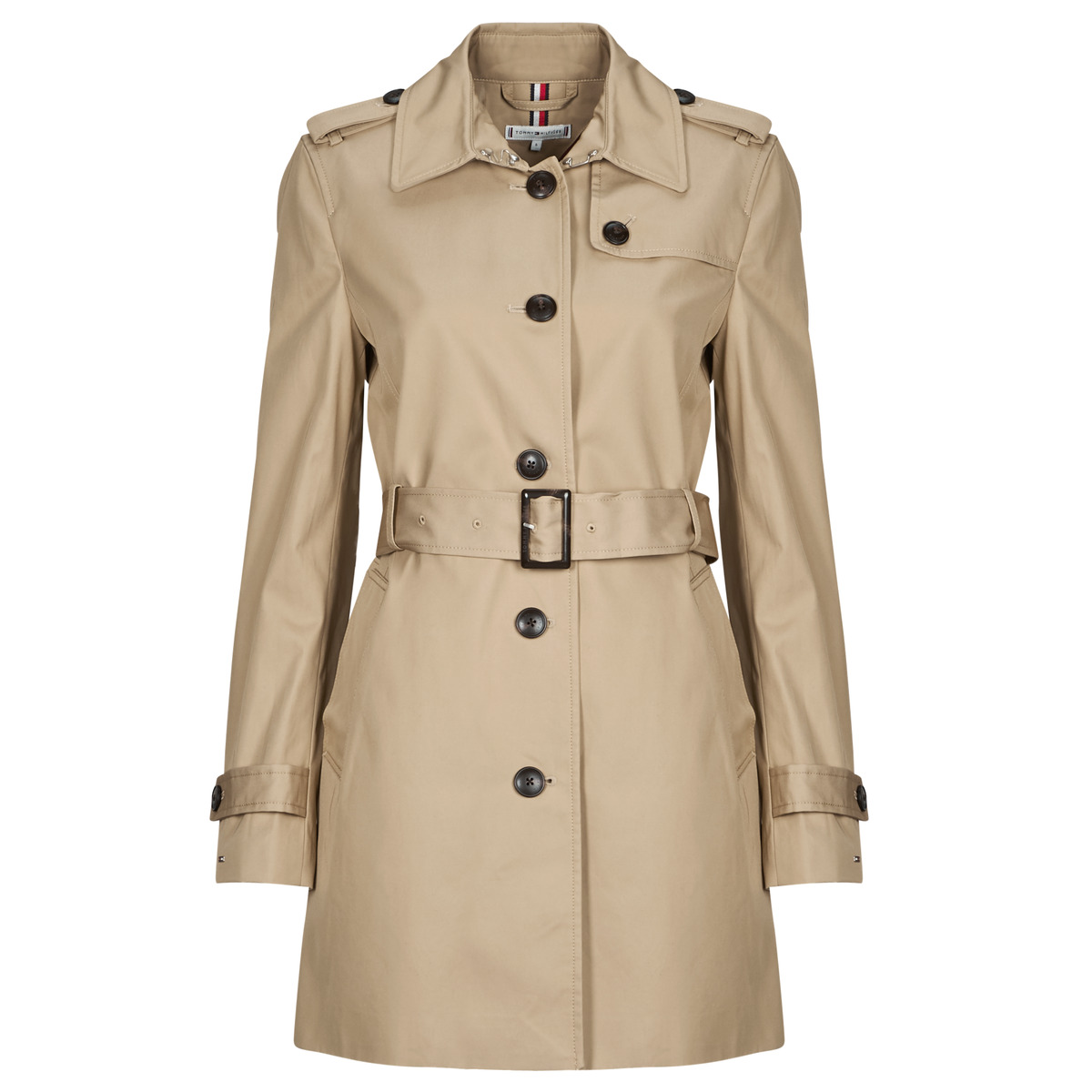 Tommy Hilfiger - HERITAGE SINGLE BREASTED TRENCH - Beige
