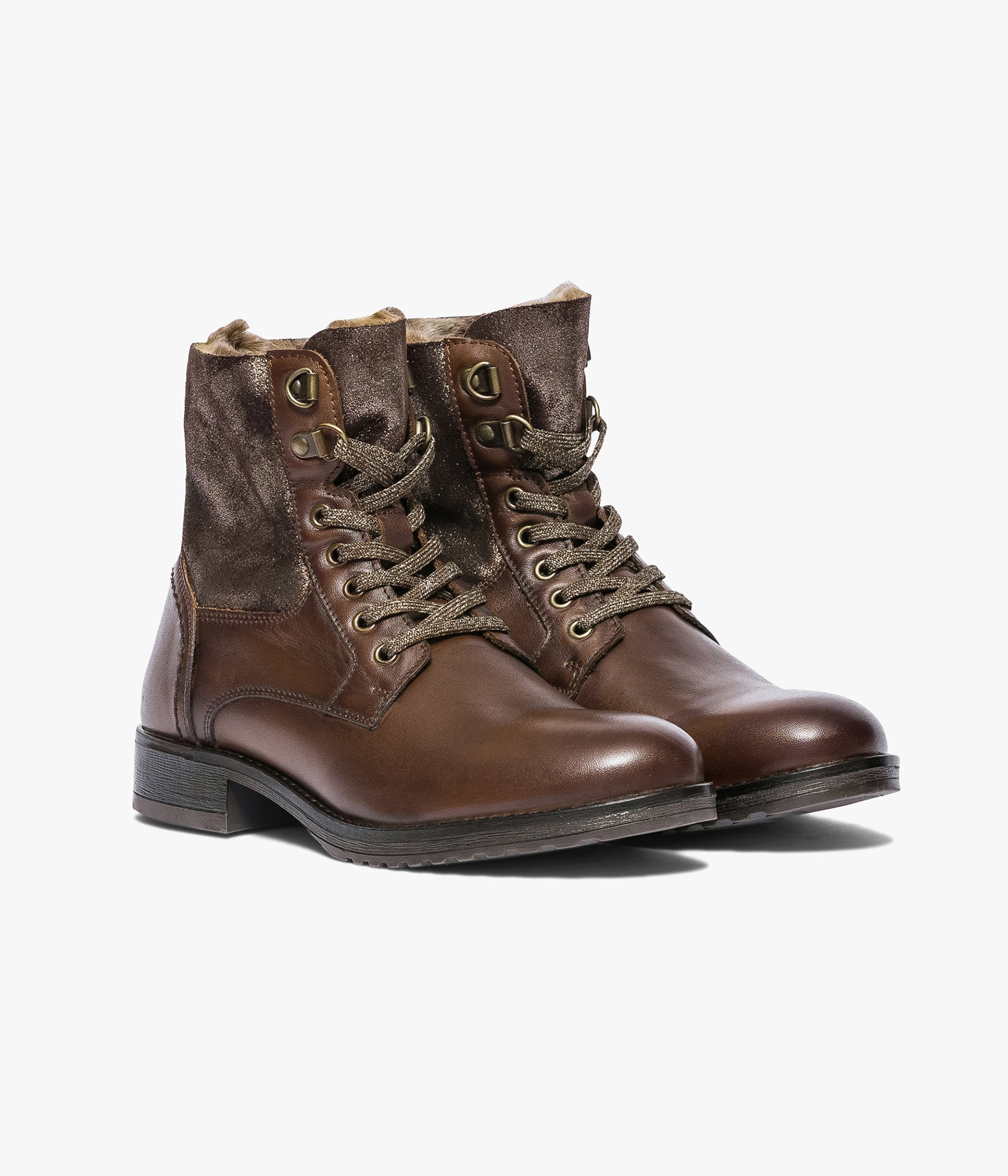 Boots Karelle marron