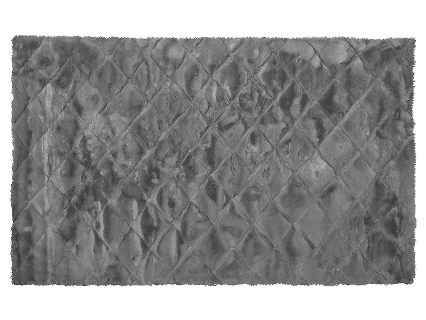 Dywan Fur 80x130 cm szary