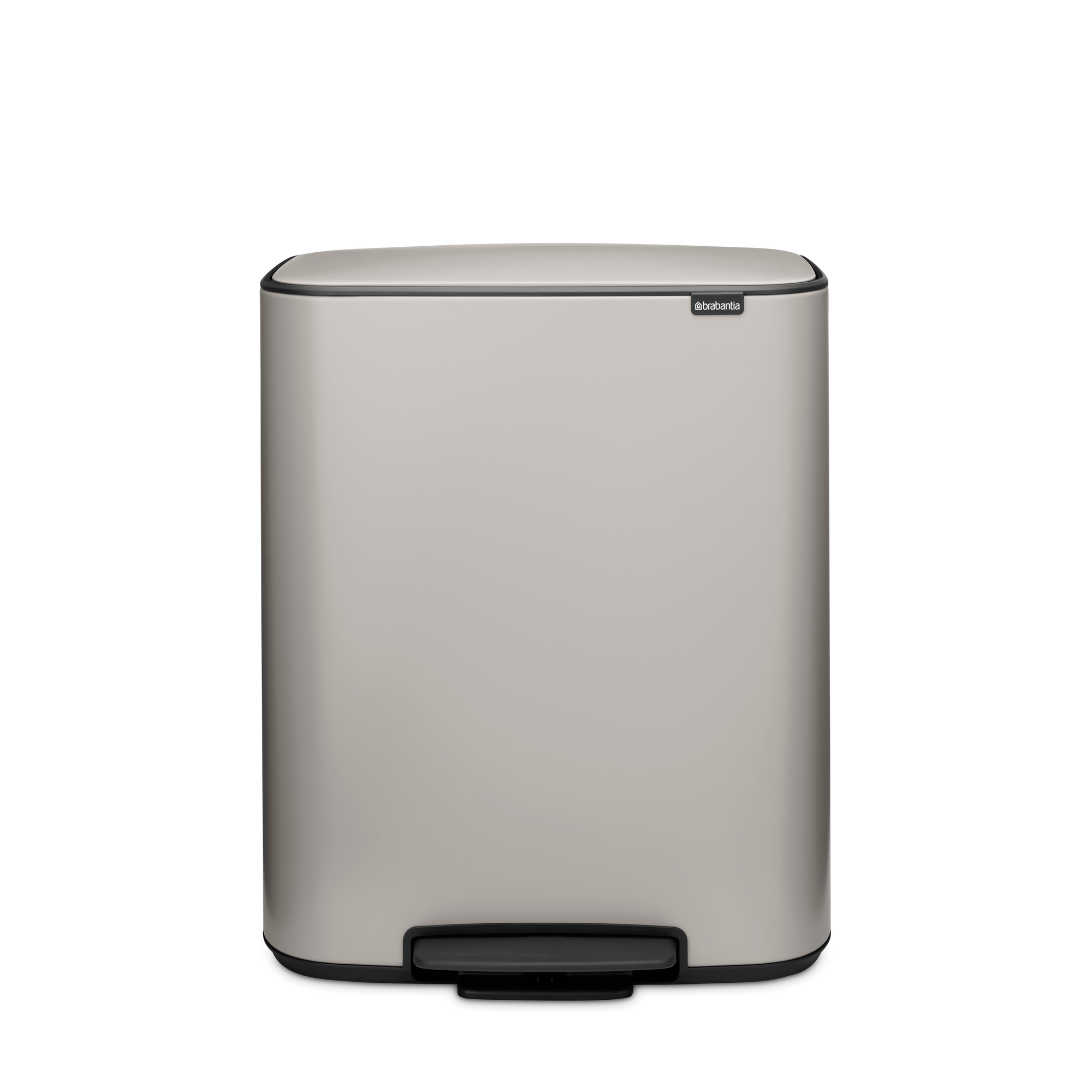 Brabantia Bo Pedaalemmer, 1 binnenemmer, 60 liter - Soft Grey