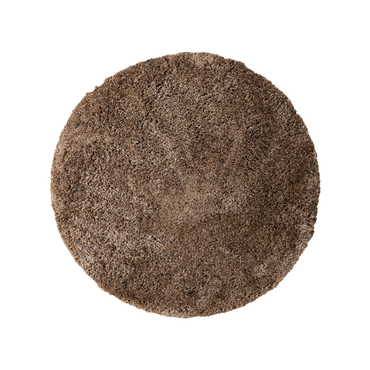 PTMD vloerkleed Jups - bruin - 160x160x1cm