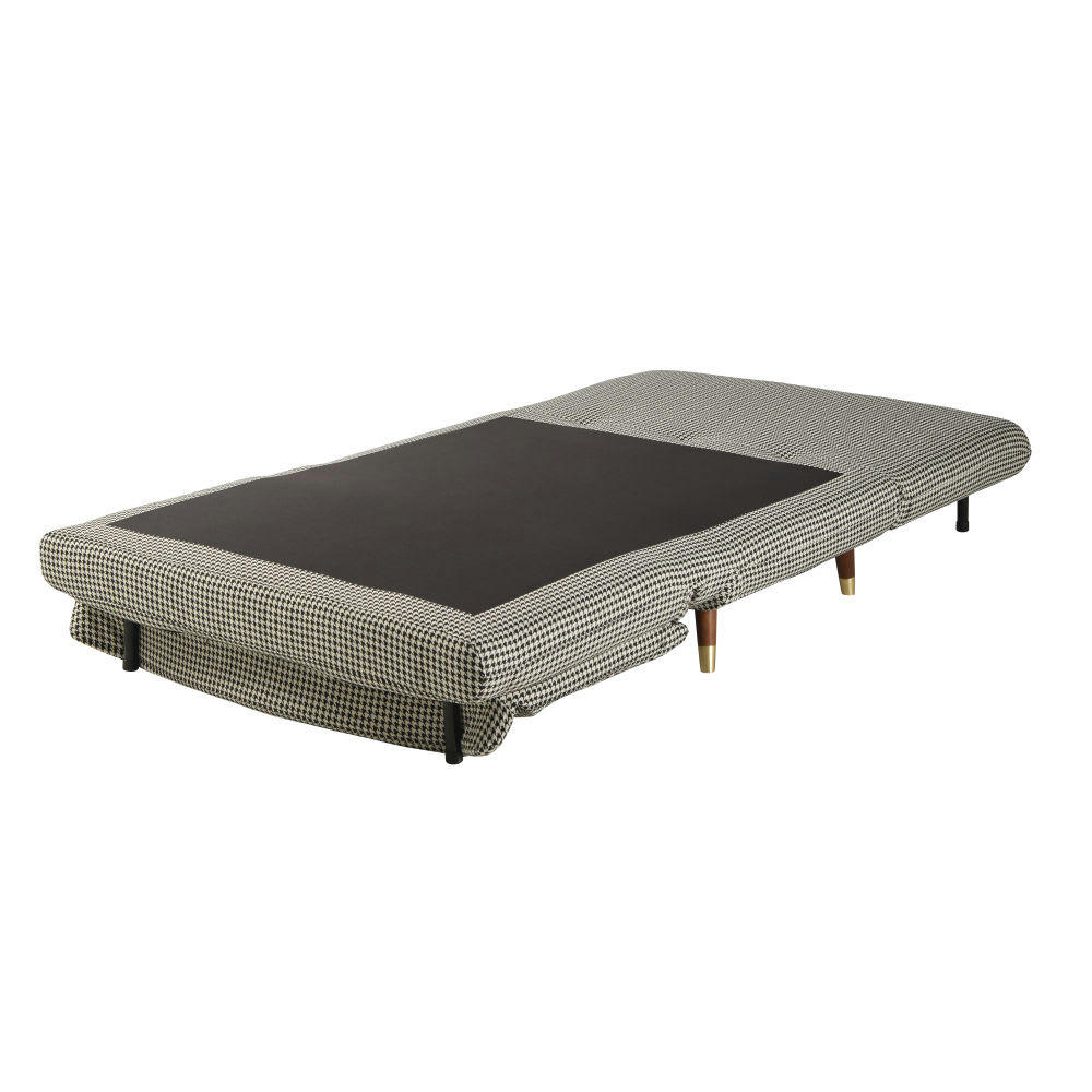 Nio - Canapé clic-clac 1 place motifs pied-de-poule