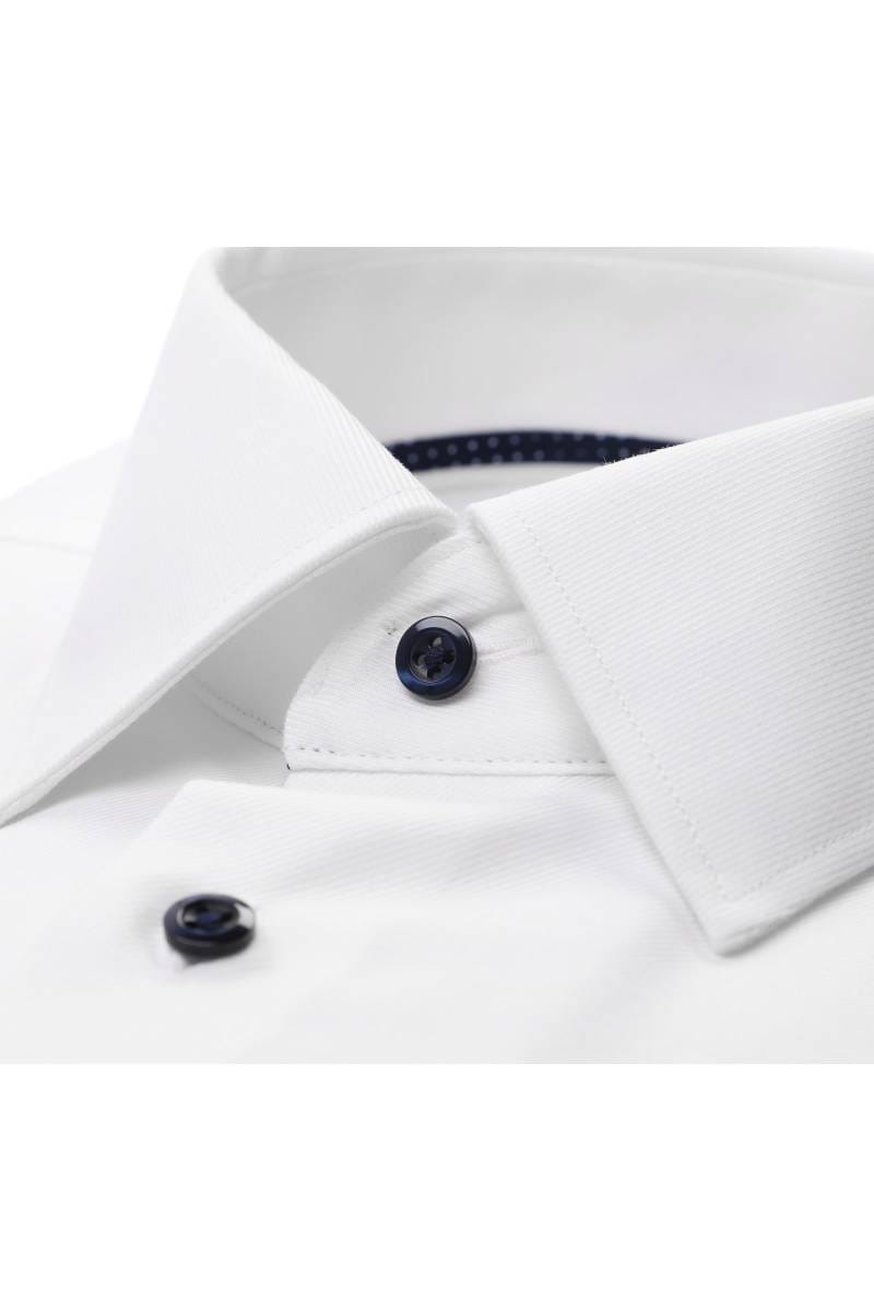 ETERNA Modern Fit Hemd weiss, Strukturiert (extra langer Arm)