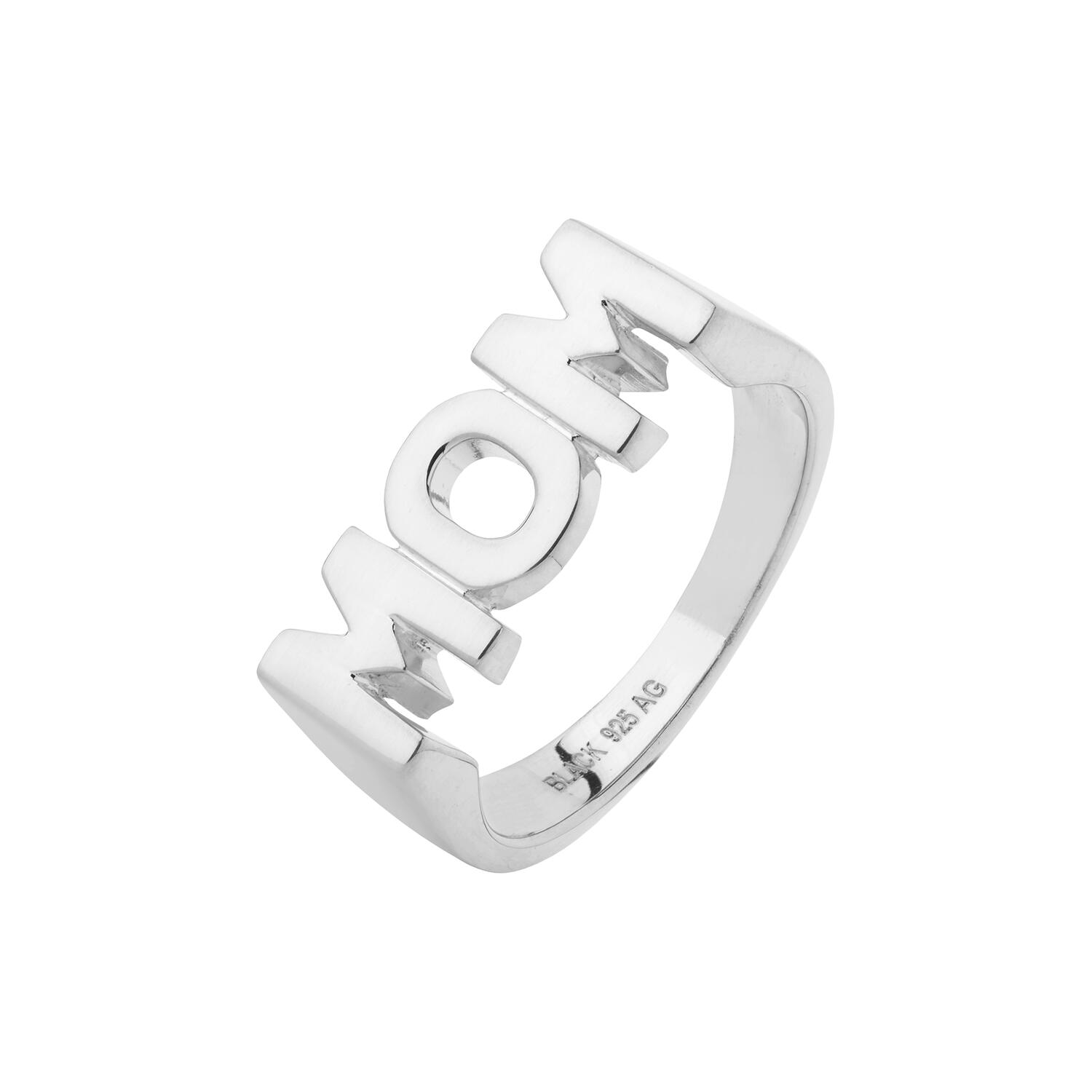 Mom Ring, silver