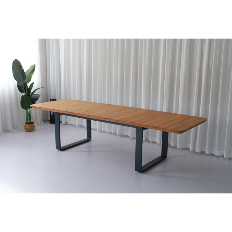 Table de jardin extensible 200-300 x 100 x 75 cm