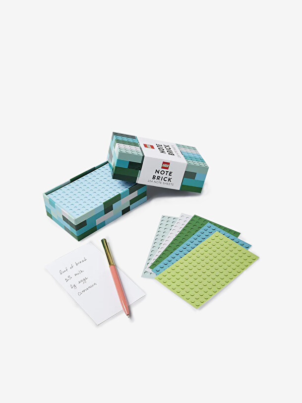 Lego note brick bleu vert - new mags bleu-vert