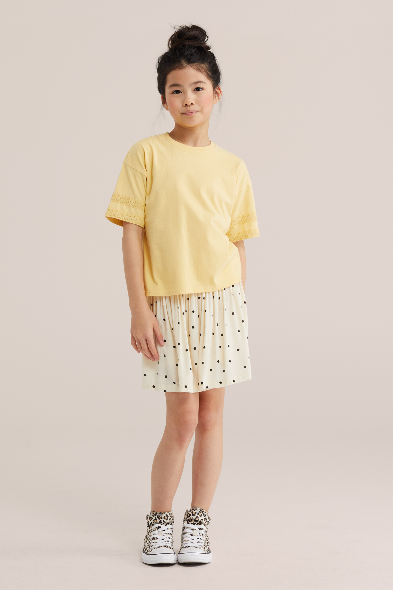 Meisjes skort met print