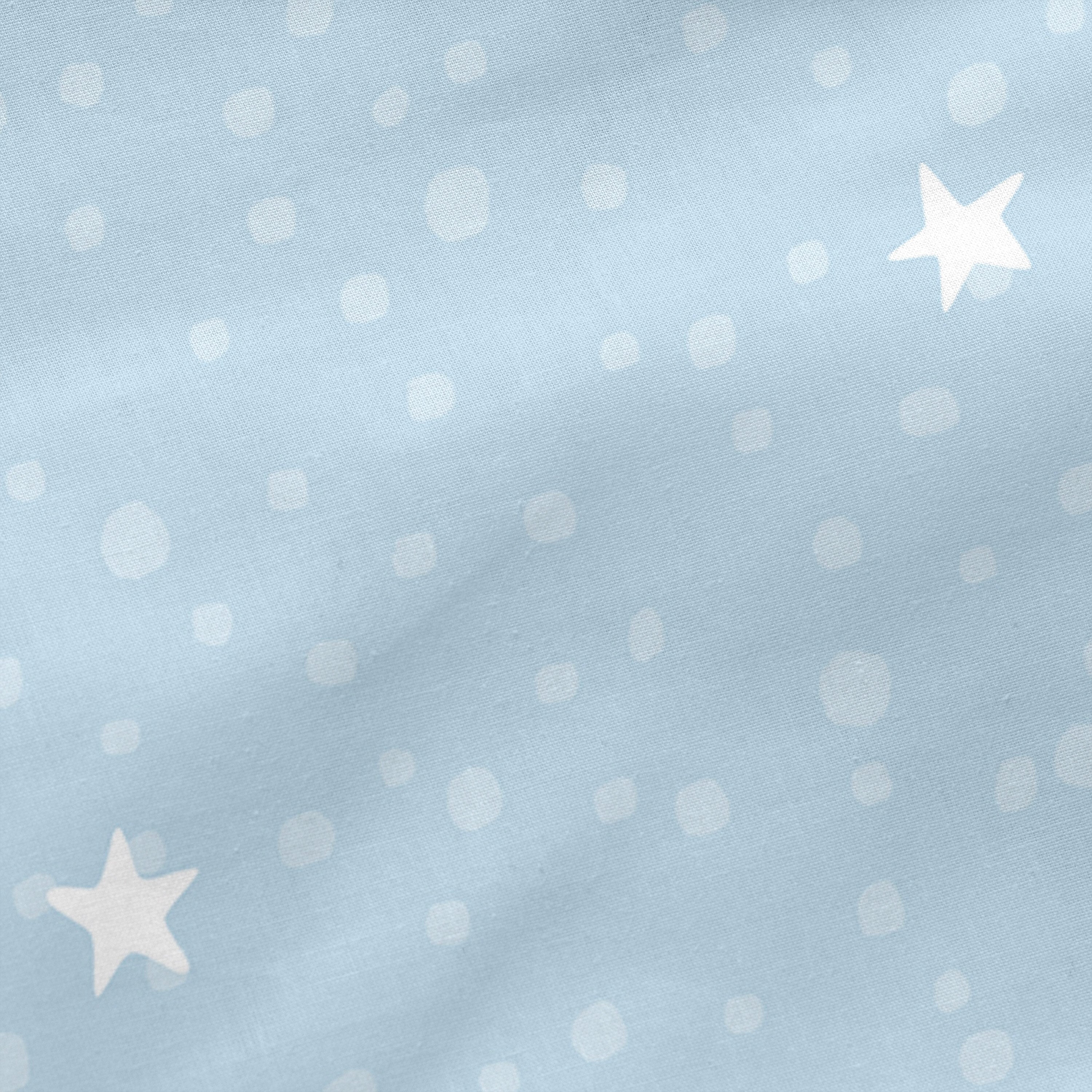 Little star Noordse tas Blauw Basic Kids, Blauw, 100% Katoen (buitenka