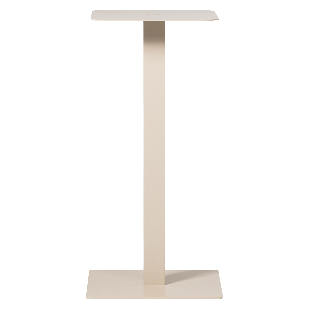 WOOOD vierkante bartafel poot Bistro- Metaal - Dakagrau - 105x50x50