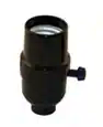 Atron Electro Industries LA943 Tri-Lite Turn Knob Socket,250W, 250V, Black