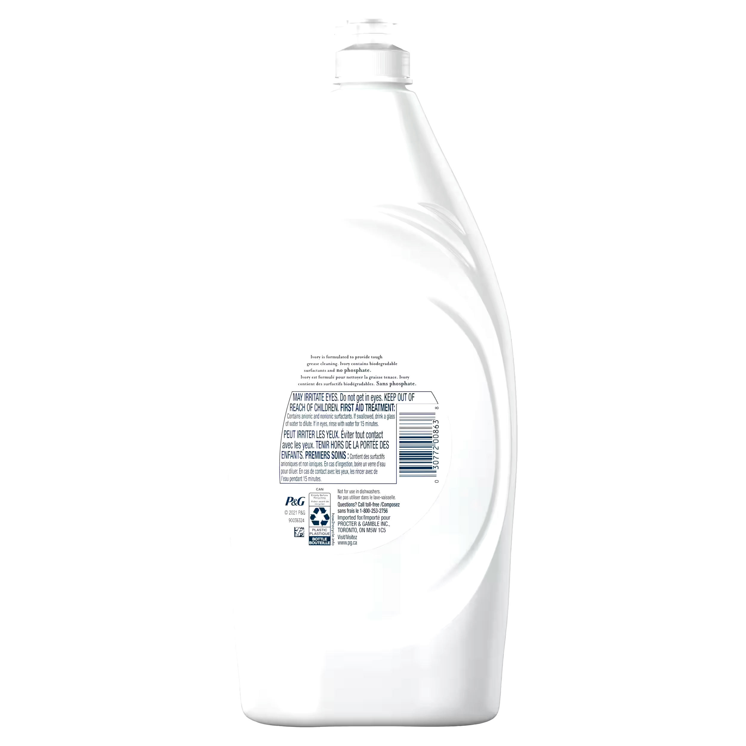 Ivory Concentrated Dishwashing Liquid, Classic Scent, 1.02 L