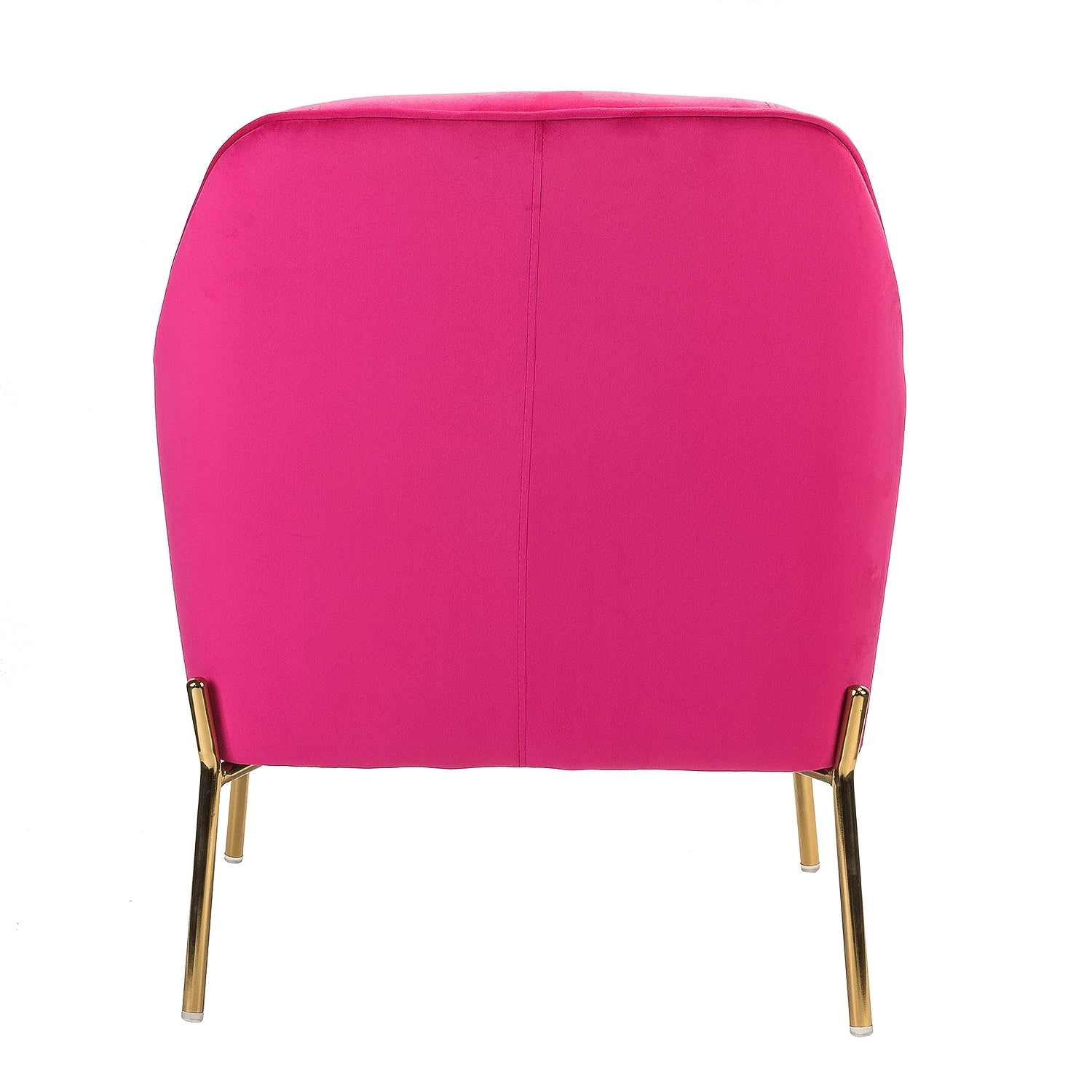 Marina Modern Velvet Accent Chair with Golden Legs Set of 2 by HULALA HOME