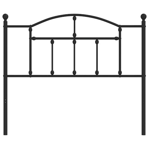 NNEVL Metal Headboard Black 107 cm