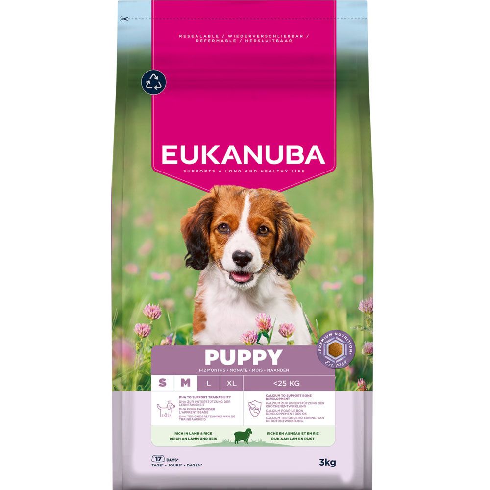 Eukanuba Premium Nutrition Puppy Small & Medium Breed Lamb & Rice