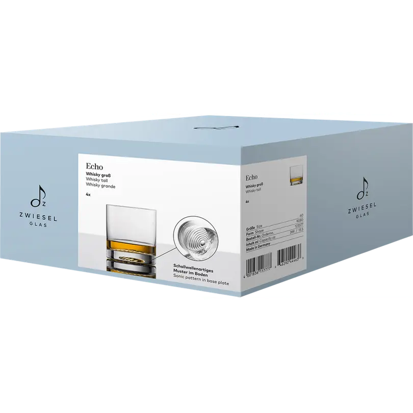 Whiskyglas 4er-Set Echo 60