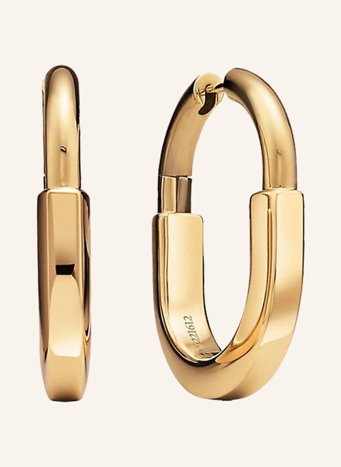 TIFFANY & Co. Creolen TIFFANY LOCK aus 18 Karat Gelbgold