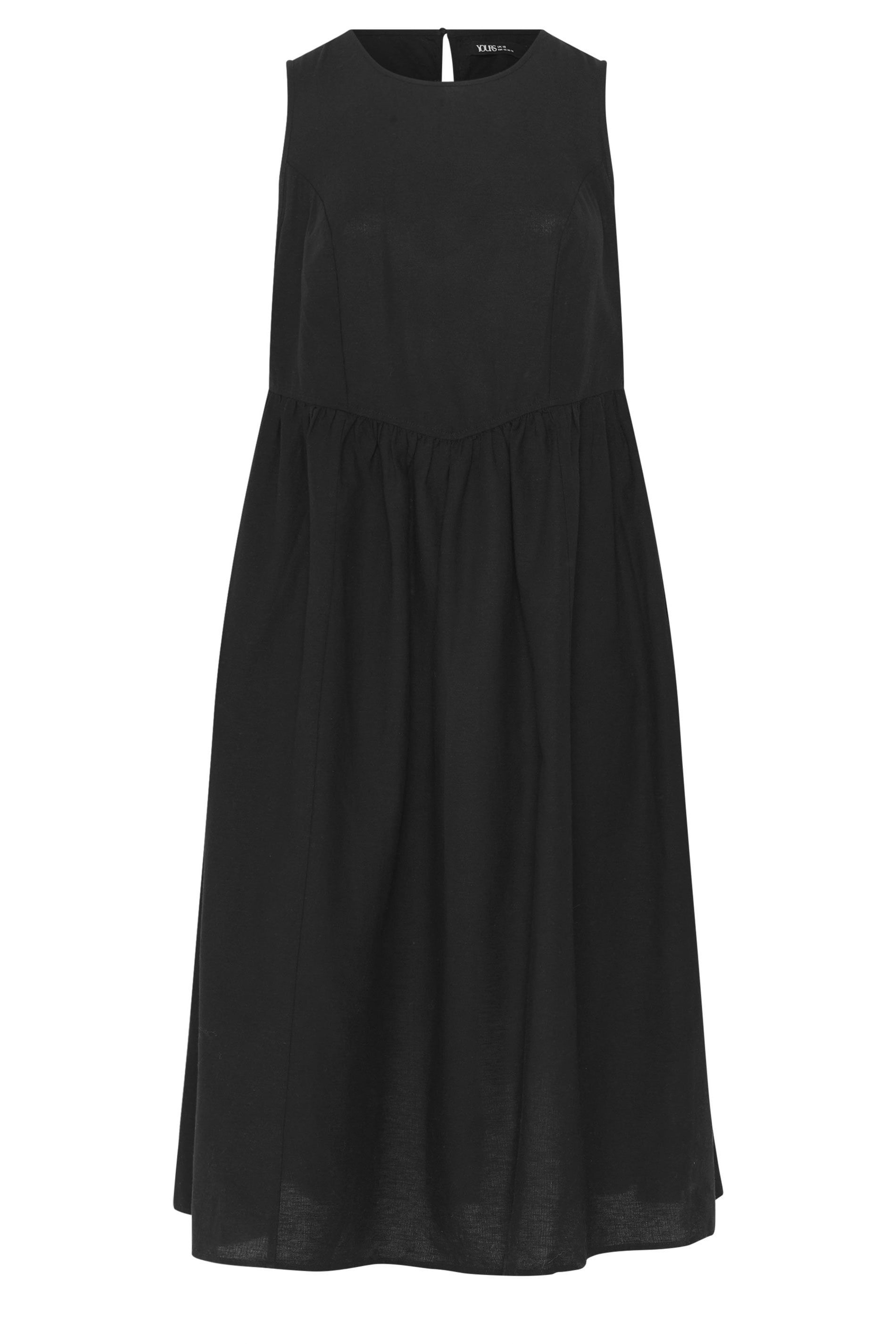 Yours Sleeveless Linen Maxi Dress