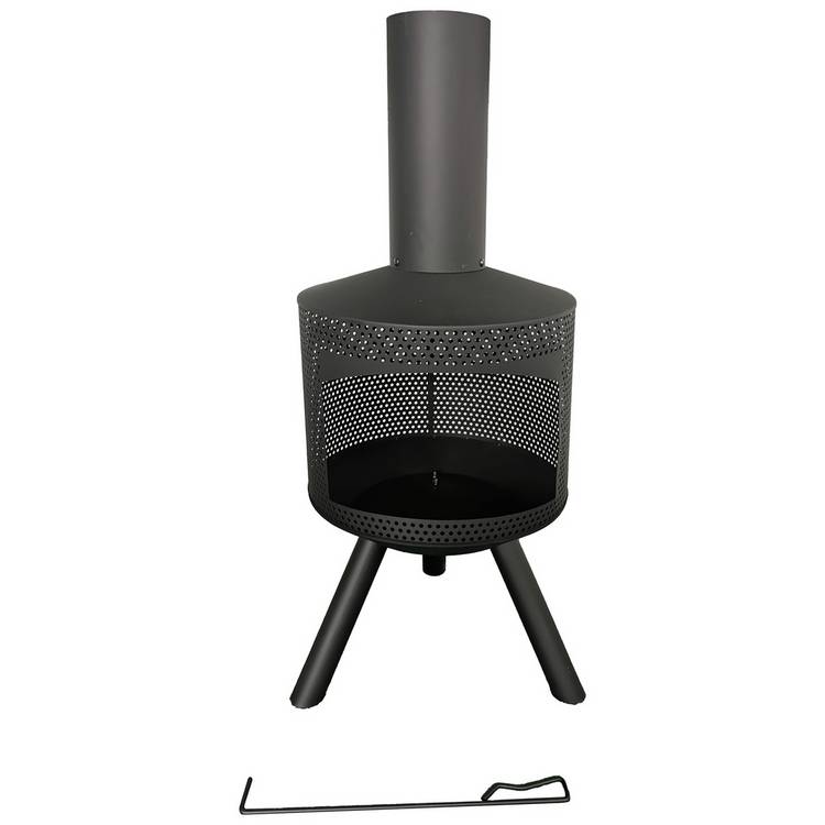 Habitat Steel Chimenea With Poker