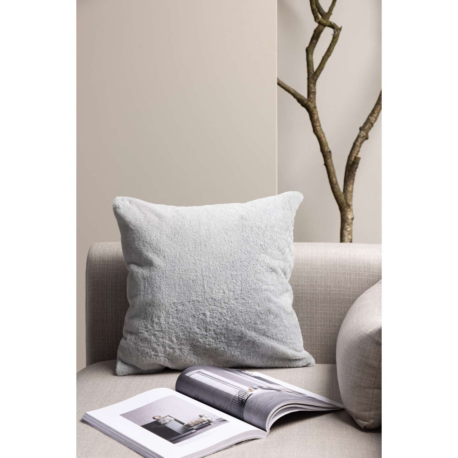 Venture Home Thea Kussenhoes 50x50 - Grijs