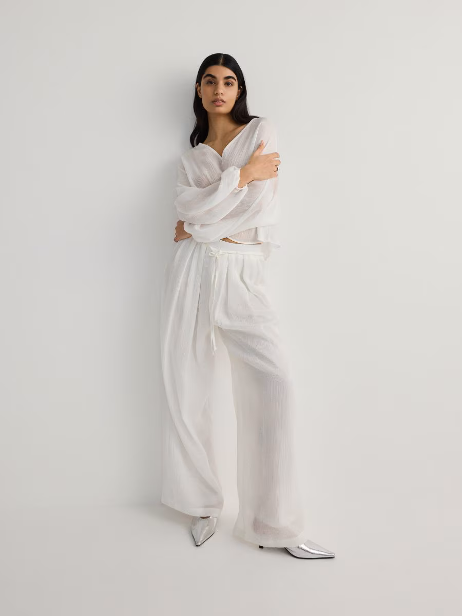 Lyocell Blend Trousers