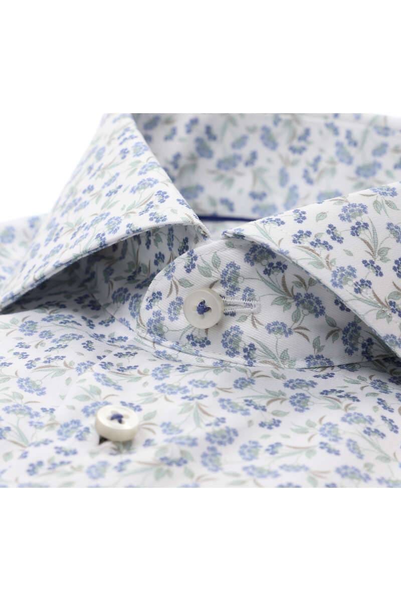 ETERNA 1863 Slim Fit Hemd hellgrün, Bedruckt
