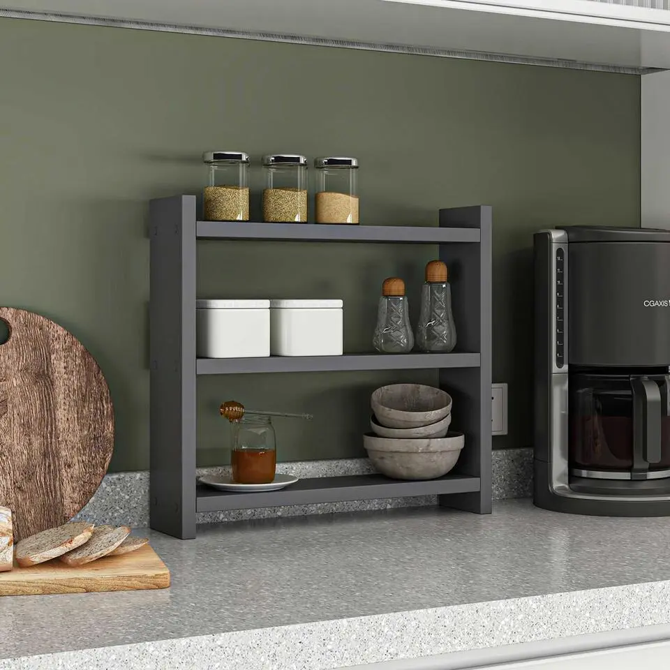 Keukenrek Cosmic - 44x10x40cm - antraciet