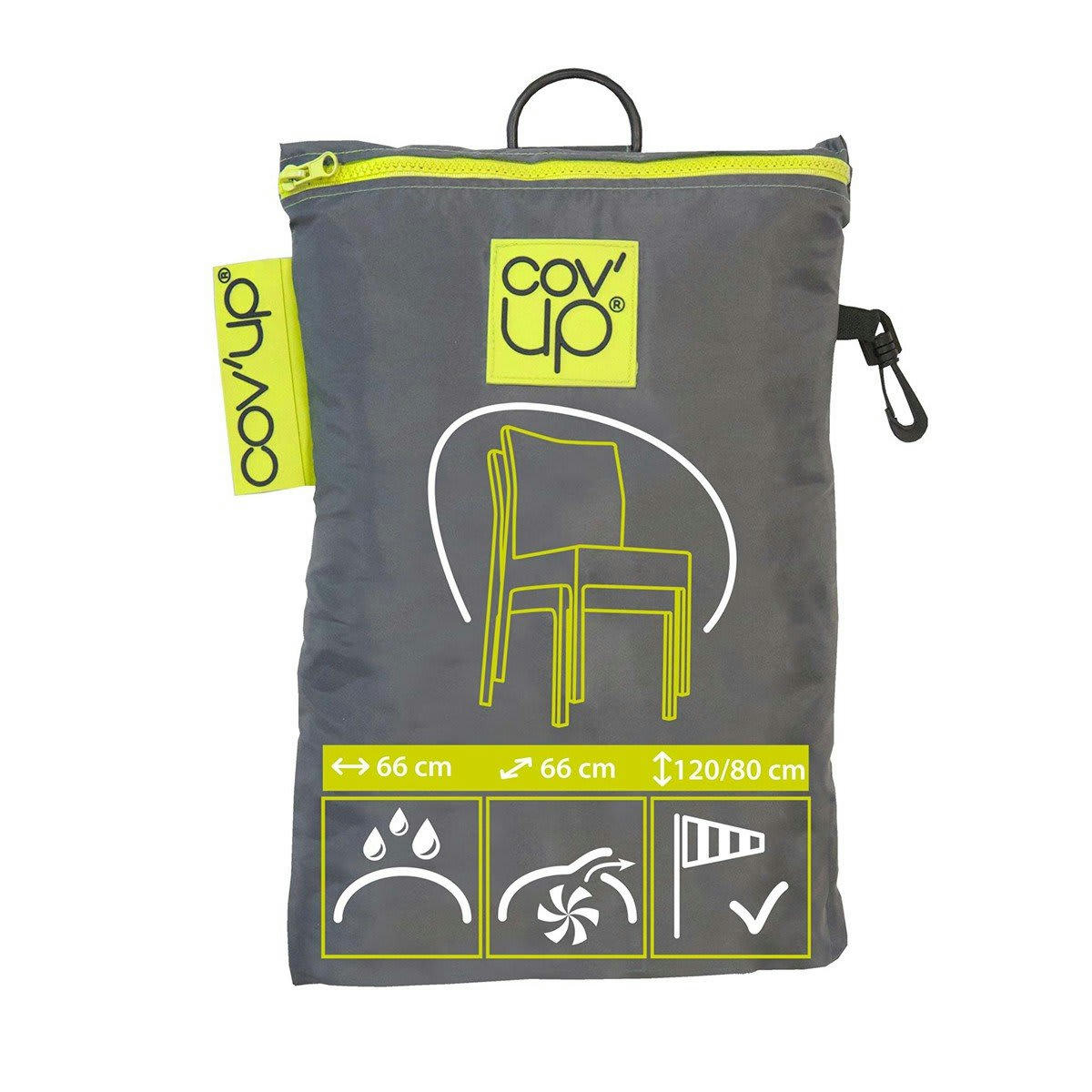 - Housse pour 4 chaises de jardin empilées