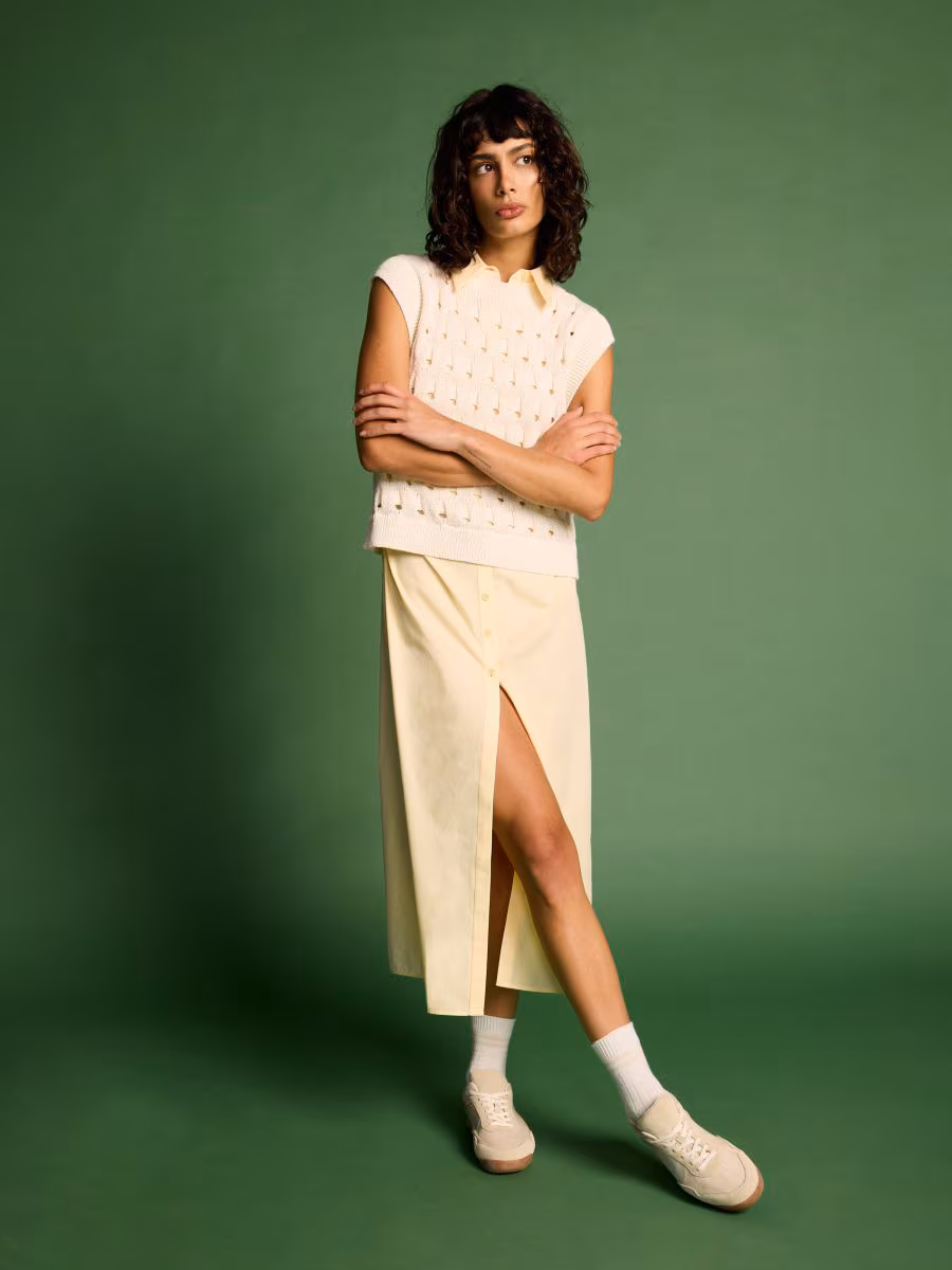 Openwork Vest
