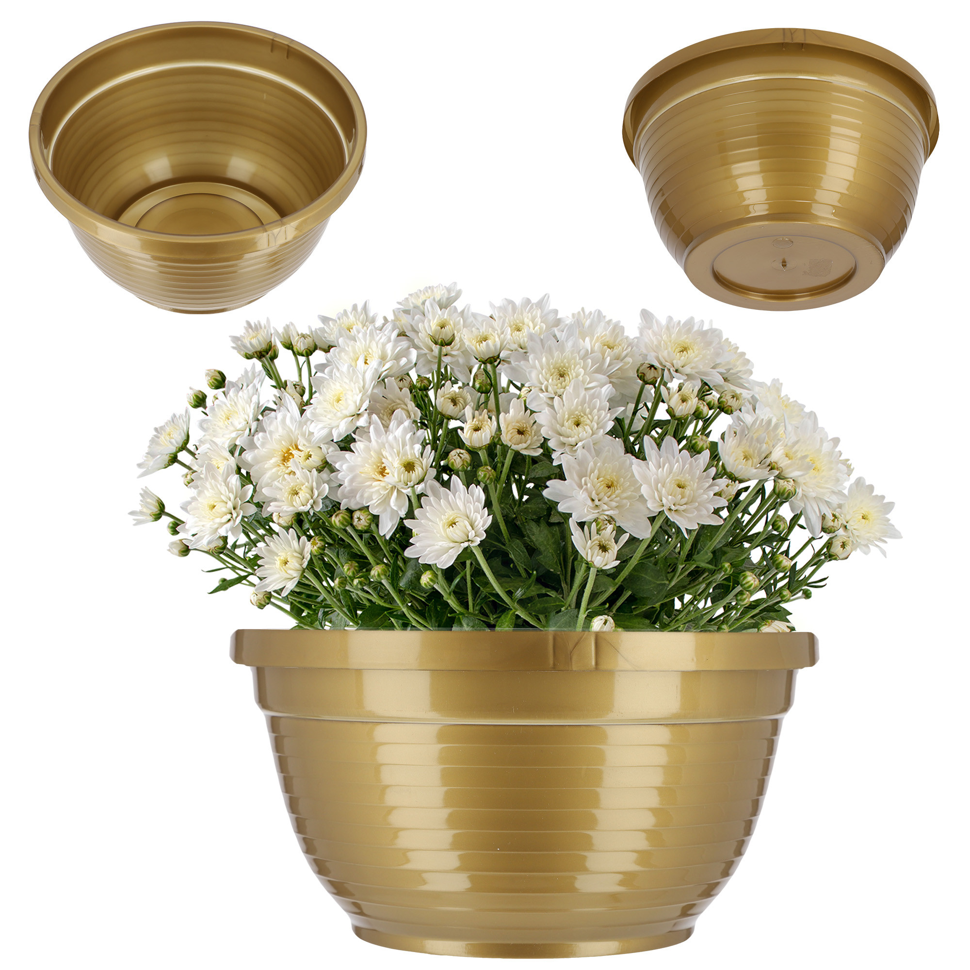 Doniczka Osłonka Donica Na Kwiaty 18cm Kolory Misa