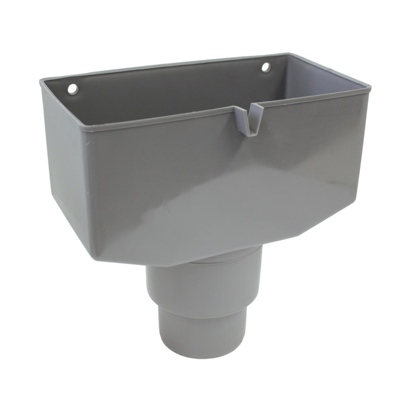 Collecteur d'eau de pluie anthracite Ø 80 - 100 mm