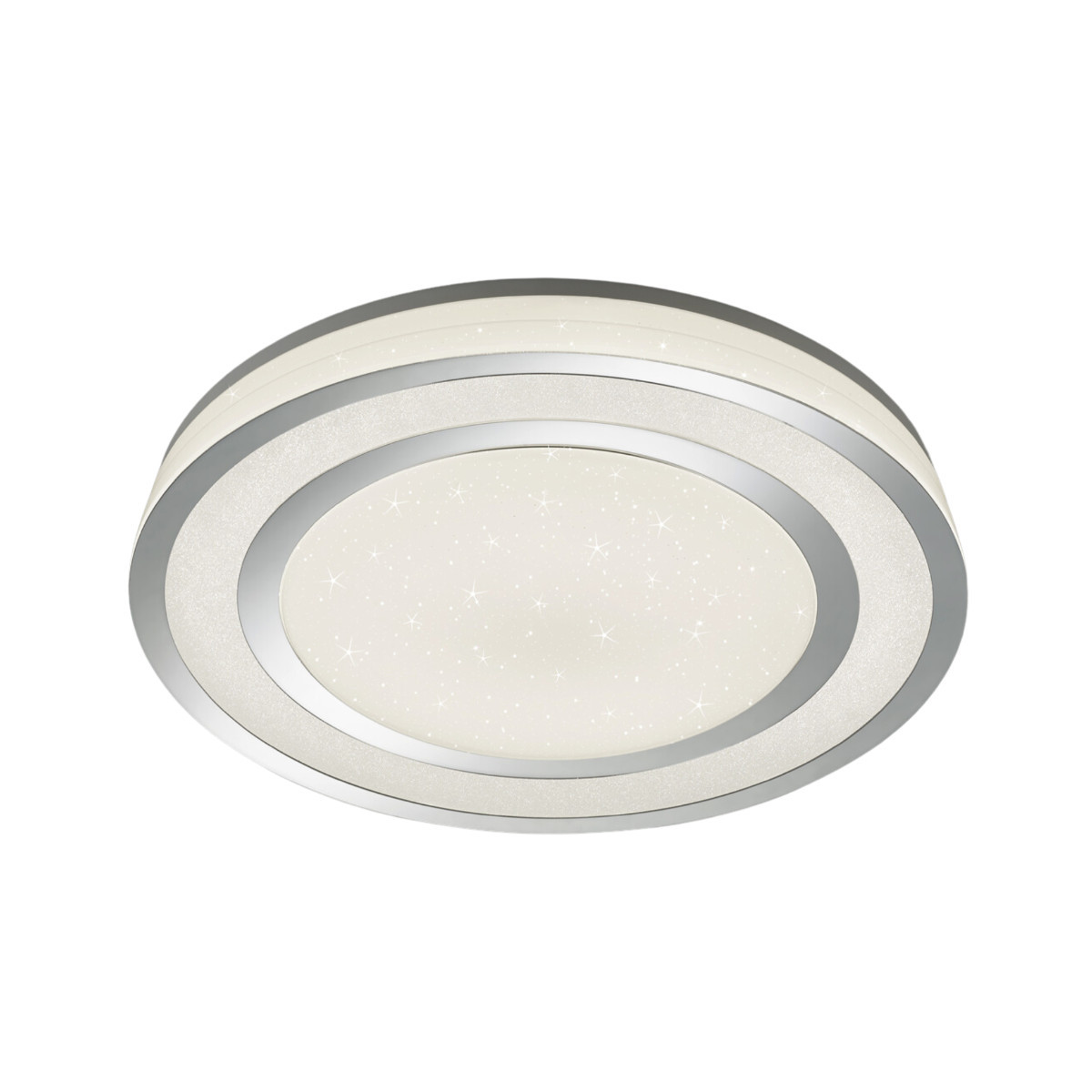 Plafon NORIAKIokrągły srebrno-biały LED 1x45W 59,5cm 4000lm IP20 Trio