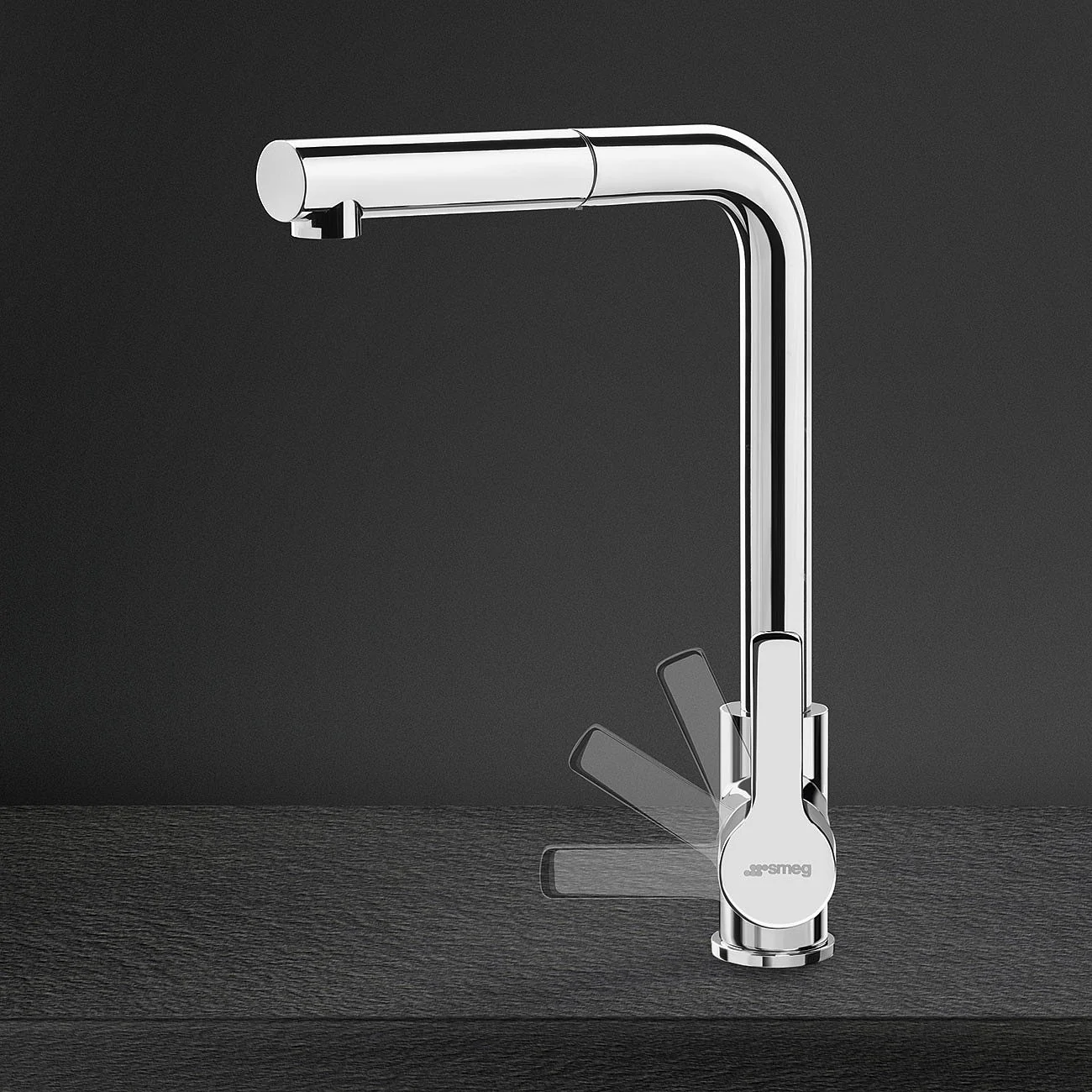Pull Out Mixer Tap Chrome