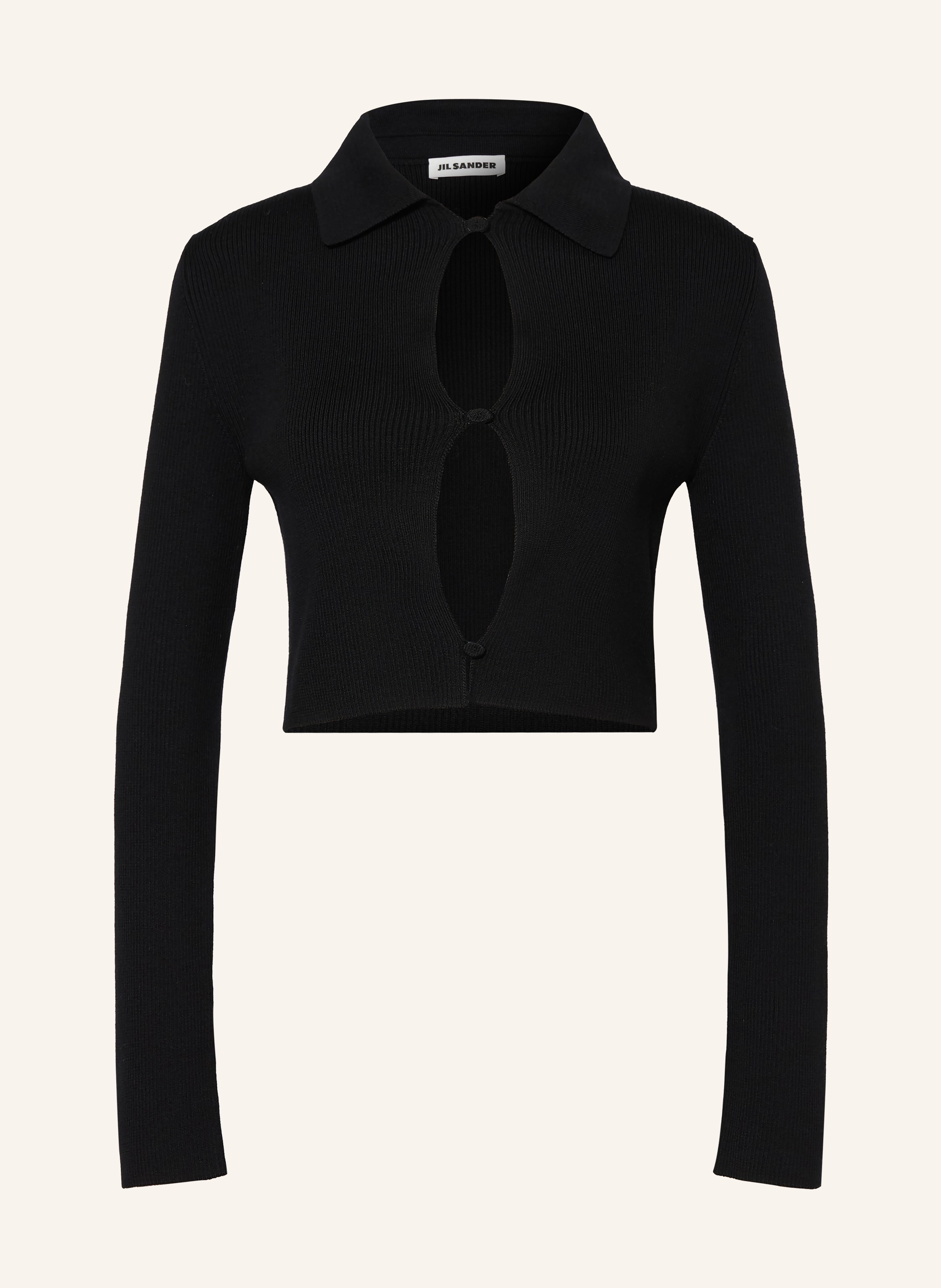 JIL SANDER Cropped-Strickjacke