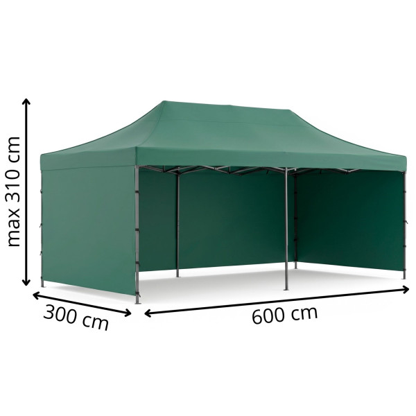 Pawilon handlowy 3x6m namiot handlowy ekspresowy na imprezy, targ, catering